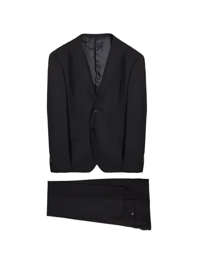 Tonello Buttoned Suit In Black