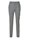 Tonello Slim Trousers In Houndstooth Virgin Wool Twill