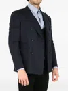 Tonello Contrast-panel Waistcoat In Blue