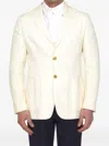 Tonello Cotton Linen Jacket In Neutral