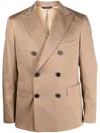 Tonello Lapel Long-sleeved Suit Jacket In Brown