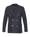 Tonello Double-breasted Casual Jacket In Black