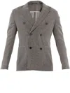 Tonello Double-breasted Glen Plaid Jacket