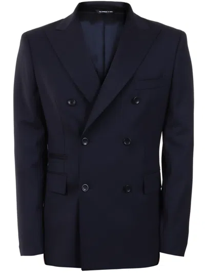 Tonello Blue Wool Jacket