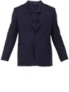Tonello Blue Wool Jacket In Blue