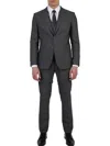 Tonello Gray Three-piece Suit In Gray