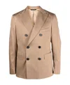 Tonello Lapel Long-sleeved Suit Jacket In Nude