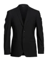 Tonello Man Blazer Black Size 38 Virgin Wool, Elastane