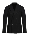 Tonello Man Blazer Black Size 42 Virgin Wool, Elastane