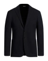 TONELLO TONELLO MAN BLAZER MIDNIGHT BLUE SIZE 40 POLYESTER, VIRGIN WOOL, COTTON, ELASTANE