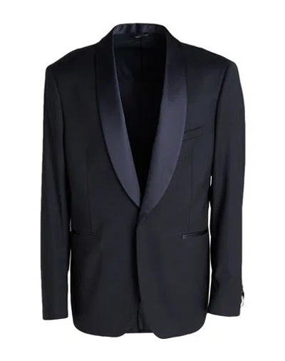 Tonello Man Blazer Midnight Blue Size 40 Virgin Wool, Elastane