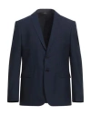 Tonello Blue Wool Jacket In Navy Blue