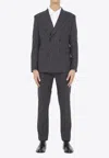 Tonello Pinstriped Two-piece Suit In Gray