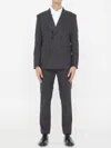 Tonello Pinstriped Two-piece Suit In Black
