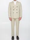 Tonello Sand-colored Wool Two-piece Suit In Multi