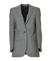 Tonello Straight Pied-de-poule Virgin Wool Twill Blazer