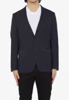 Tonello Linen And Viscose Jacket In Blue