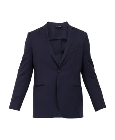 Tonello Single-breasted Suit Jacket In Black