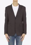 Tonello Single-breasted Viscose Blend Suit In Dark Brown