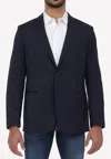 Tonello Blue Wool Jacket In Navy