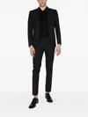 Tonello Single-breated Suit In Black