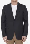 Tonello Single-breasted Wool Jacket In Multi