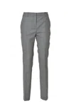 Tonello Slim Trousers In Houndstooth Virgin Wool Twill