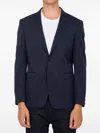 Tonello Blue Wool Jacket In Blue