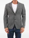 Tonello Gray Wool Jacket In Grey