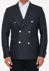 Tonello Grey Wool Jacket In Grey