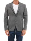 Tonello Gray Wool Jacket In Grey