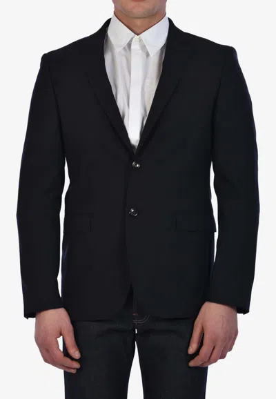 Tonello Wool Single-breasted Jacket In Black