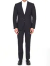 Tonello Wool Single-breasted Suit In Black