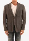 Tonello Single-breasted Blazer In Brown