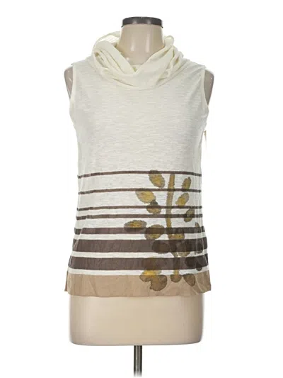 Tonet Sleeveless Top Ivory Cowl Neck Tops