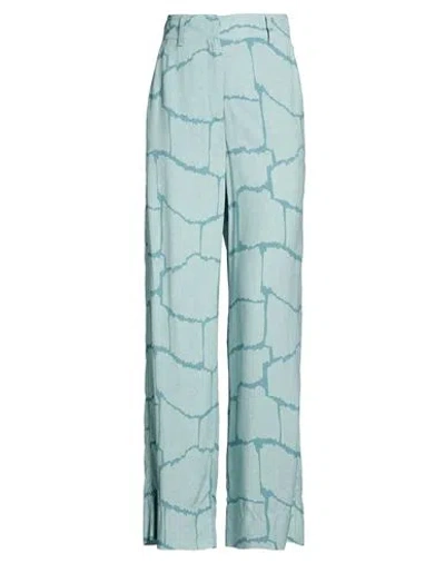 Tonet Woman Pants Light Blue Size 14 Viscose