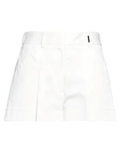 Tonet Woman Shorts & Bermuda Shorts White Size 4 Cotton, Elastane In Red