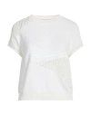Tonet Short Sleeves Pullover In White