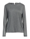 Tonet Woman Top Grey Size 8 Polyester In Grey