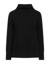Tonet Woman Turtleneck Black Size 8 Cashmere In Black