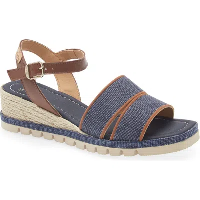 Toni Pons Aura Espadrille Wedge Sandal In Blue