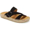 Toni Pons Bibi Espadrille Sandal In Black Suede