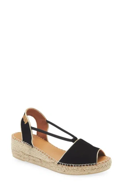 Toni Pons Bilda Espadrille Wedge Sandal In Black