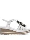 Toni Pons Braided-detail Wedge Sandals In White