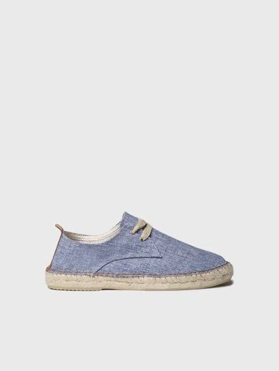 Toni Pons Closed Men's Espadrilles With Laces | David-bm In Blue