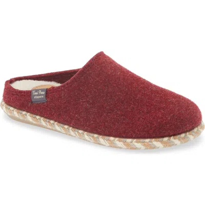 Toni Pons Deli Slipper In Burgundy