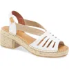 Toni Pons Dima Espadrille Sandal In Blanc