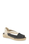 Toni Pons Elora Espadrille Sandal In Black