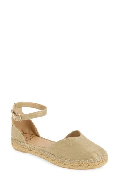 Toni Pons Flora Espadrille Flat In Neutral
