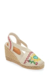 Toni Pons Gardenia Embroidered Espadrille Wedge In Bonita